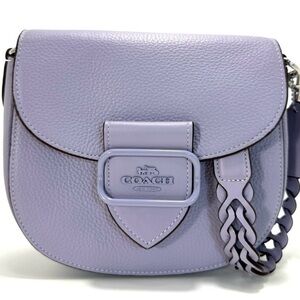 COACH Morgan Lavender Saddle Crossbody Bag